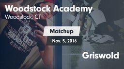 Matchup: Woodstock Academy vs. Griswold 2016