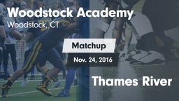 Matchup: Woodstock Academy vs. Thames River 2016