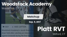 Matchup: Woodstock Academy  vs. Platt RVT  2017