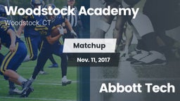 Matchup: Woodstock Academy  vs. Abbott Tech 2017