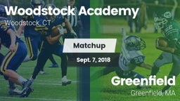 Matchup: Woodstock Academy  vs. Greenfield  2018