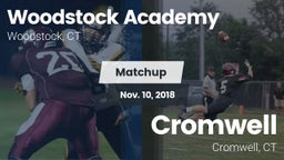 Matchup: Woodstock Academy  vs. Cromwell  2018