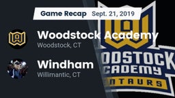 Recap: Woodstock Academy  vs. Windham  2019