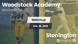 Matchup: Woodstock Academy  vs. Stonington  2019