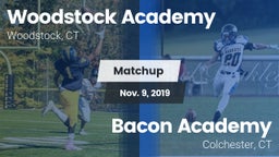 Matchup: Woodstock Academy  vs. Bacon Academy  2019