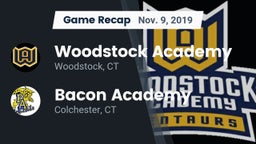 Recap: Woodstock Academy  vs. Bacon Academy  2019