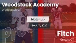 Matchup: Woodstock Academy  vs. Fitch  2020