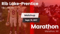 Matchup: Rib Lake-Prentice vs. Marathon  2017