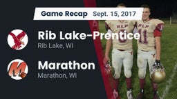 Recap: Rib Lake-Prentice  vs. Marathon  2017