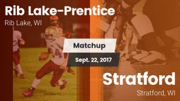 Matchup: Rib Lake-Prentice vs. Stratford  2017