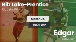 Matchup: Rib Lake-Prentice vs. Edgar  2017