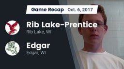 Recap: Rib Lake-Prentice  vs. Edgar  2017