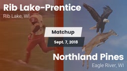 Matchup: Rib Lake-Prentice vs. Northland Pines  2018