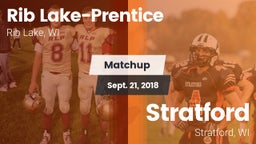 Matchup: Rib Lake-Prentice vs. Stratford  2018