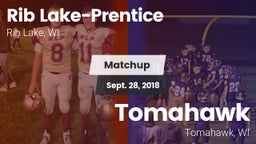 Matchup: Rib Lake-Prentice vs. Tomahawk  2018