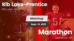 Matchup: Rib Lake-Prentice vs. Marathon  2019