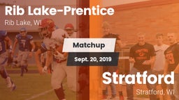 Matchup: Rib Lake-Prentice vs. Stratford  2019