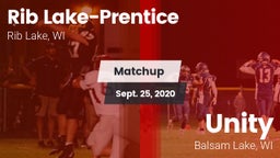 Matchup: Rib Lake-Prentice vs. Unity  2020