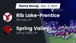 Recap: Rib Lake-Prentice  vs. Spring Valley  2020