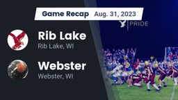 Recap: Rib Lake  vs. Webster  2023