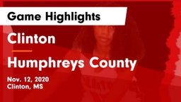 Clinton  vs Humphreys County  Game Highlights - Nov. 12, 2020