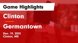 Clinton  vs Germantown  Game Highlights - Dec. 19, 2023