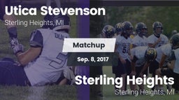 Matchup: Utica Stevenson vs. Sterling Heights  2017