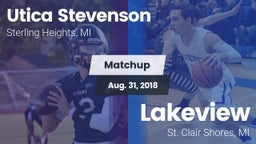 Matchup: Utica Stevenson vs. Lakeview  2018