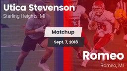 Matchup: Utica Stevenson vs. Romeo  2018