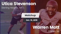 Matchup: Utica Stevenson vs. Warren Mott  2018