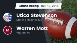 Recap: Utica Stevenson  vs. Warren Mott  2018