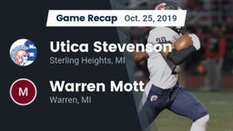 Recap: Utica Stevenson  vs. Warren Mott  2019
