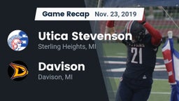 Recap: Utica Stevenson  vs. Davison  2019