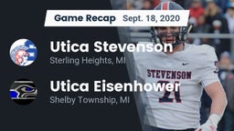 Recap: Utica Stevenson  vs. Utica Eisenhower  2020