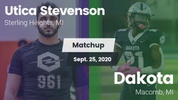 Matchup: Utica Stevenson vs. Dakota  2020