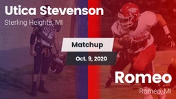 Matchup: Utica Stevenson vs. Romeo  2020