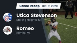 Recap: Utica Stevenson  vs. Romeo  2020