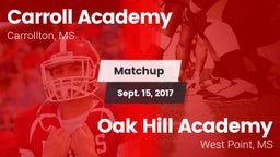 Matchup: Carroll Academy vs. Oak Hill Academy  2017