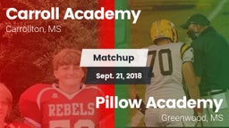 Matchup: Carroll Academy vs. Pillow Academy 2018