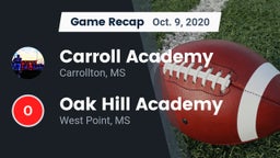 Recap: Carroll Academy  vs. Oak Hill Academy  2020