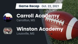 Recap: Carroll Academy  vs. Winston Academy  2021