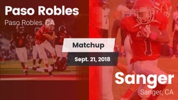 Matchup: Paso Robles vs. Sanger  2018