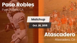 Matchup: Paso Robles vs. Atascadero  2018
