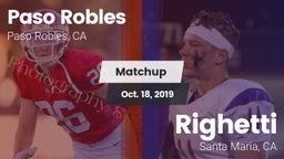 Matchup: Paso Robles vs. Righetti  2019