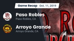 Recap: Paso Robles  vs. Arroyo Grande  2019