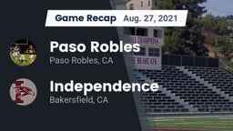 Recap: Paso Robles  vs. Independence  2021