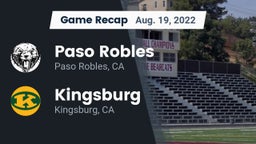 Recap: Paso Robles  vs. Kingsburg  2022