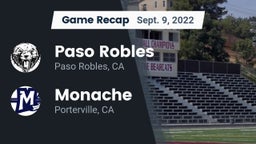 Recap: Paso Robles  vs. Monache  2022