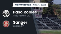 Recap: Paso Robles  vs. Sanger  2022