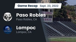 Recap: Paso Robles  vs. Lompoc  2022